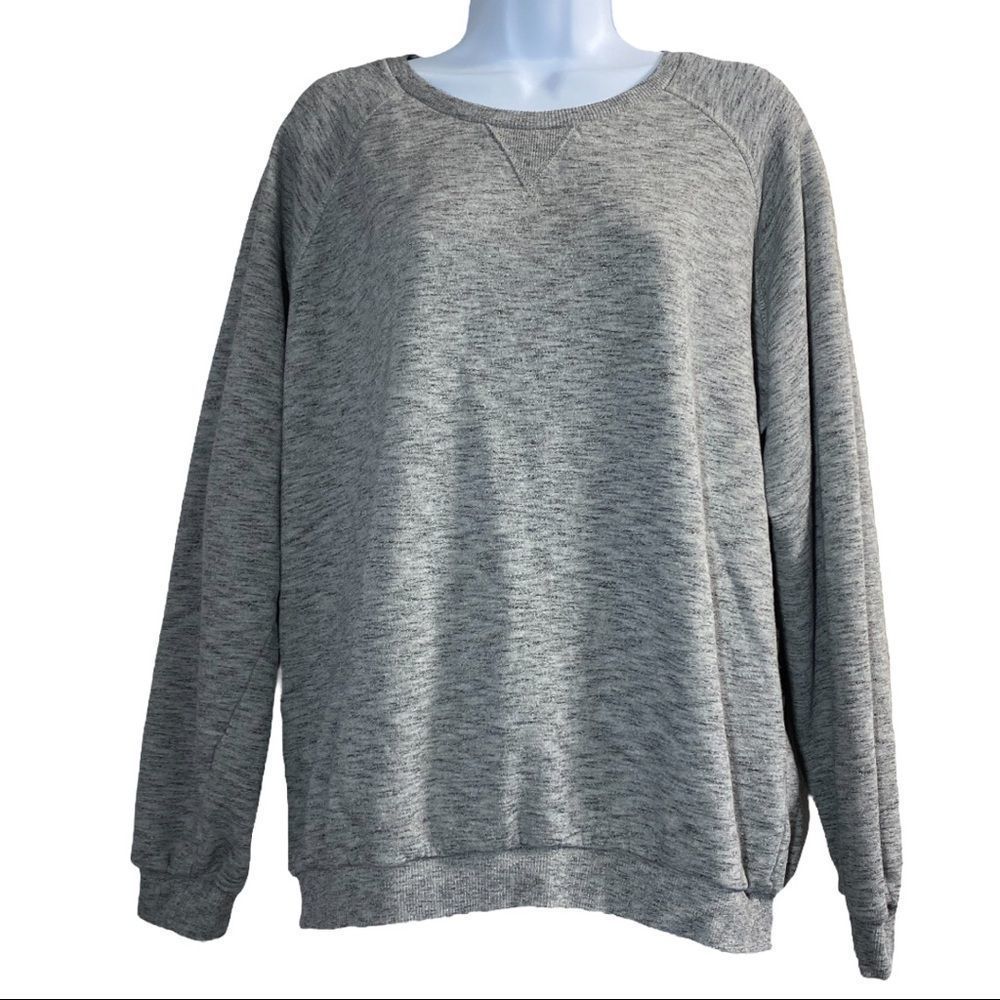 MARINE LAYER Heather Gray Crew Neck Sweatshirt XL